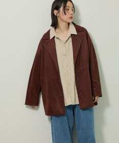 Green Parks シルキータッチストライプシャツ