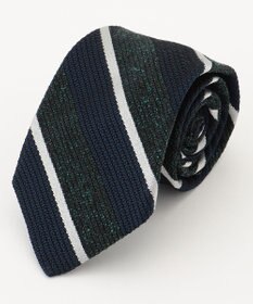 J.PRESS MEN 【KUSKA×J.PRESS ALL HANDMADE GRENADINE COLLECTION】レジメンタル ネクタイ ダークグリーン系2