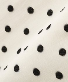 YECCA VECCA ドット柄バルーンキャミワンピース