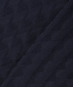 23区GOLF 【WOMEN】フラッグジャガードニットポロシャツ ストレッチ 半袖