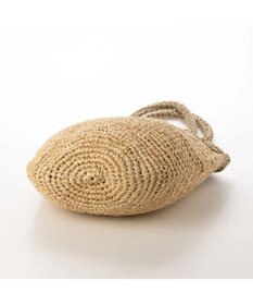 UNBILLION cachecache ラフィア切り替え編みバケツトートバッグ