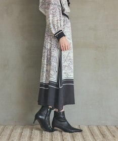 GRACE CONTINENTAL パリスカーフプリントスカート