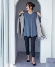 Tiaclasse 【洗える】リバーシブルデザイン大判マフラー