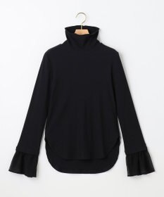 組曲 【洗える】フライスタートルネック カットソー