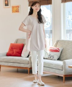 Tiaclasse 【UVカット・吸水速乾】 “きれい見え” バックフレアチュニック