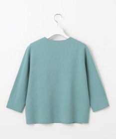 自由区 L 【アンサンブル対応・洗える】レーヨンストレッチ7分袖 ニット