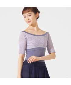 Chacott ハーフスリーブレオタード