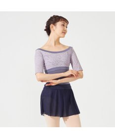 Chacott ハーフスリーブレオタード