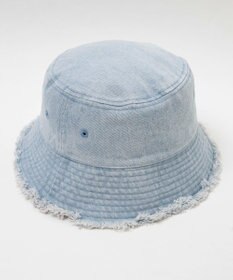 WEGO 【ユニセックス着用ITEM】デニムフリンジバケットハット
