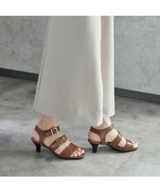 ASICS WALKING ペダラ ヒールサンダル 3E 5.0cmヒール