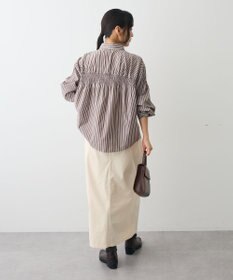 CRAFT STANDARD BOUTIQUE ラップ風デニムスカート