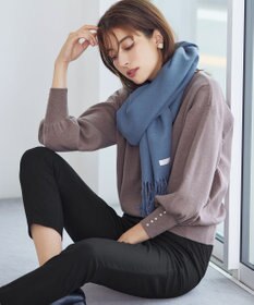 Tiaclasse 【洗える】リバーシブルデザイン大判マフラー