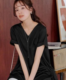 Tiaclasse 【UVカット・吸水速乾】 “きれい見え” バックフレアチュニック