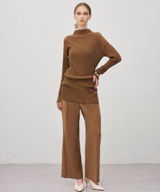 uncrave シアーストライプニット タートルトップス