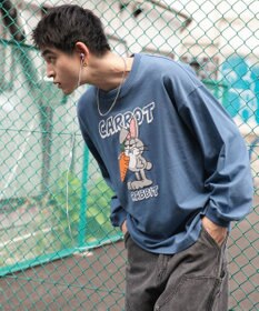 WEGO 【ユニセックス着用ITEM】アニマルキャラBIG　T（LS）