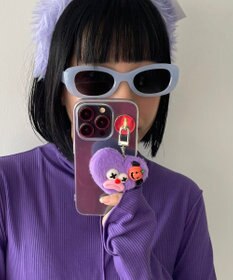 WEGO ミニハートピエロモンスターぬいぐるみキーホルダー