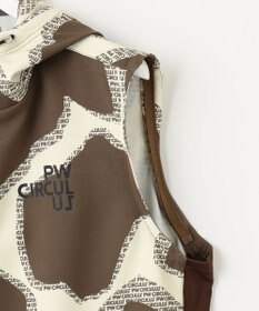 PW CIRCULUS 【袖2WAY】【MEN】プリント デタッチャブル アノラック