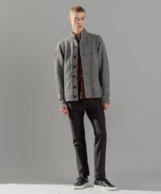 JOSEPH HOMME トライジャガードストレッチ　ウィングカラーシャツ