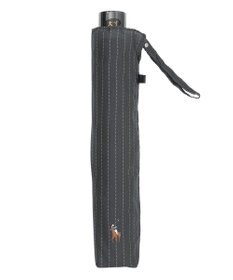 MOONBAT 【大きめ70cm】POLO RALPH LAUREN 折りたたみ傘 メンズ ストライプ ワンポイント刺繍
