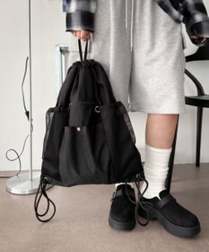 WEGO サイドメッシュポケットナップサック