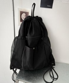 WEGO サイドメッシュポケットナップサック