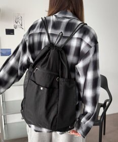 WEGO サイドメッシュポケットナップサック