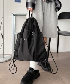 WEGO サイドメッシュポケットナップサック