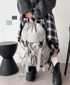 WEGO 【ユニセックス着用ITEM】3ポケットフラップリュック