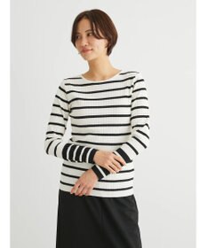 Green Parks もちやわ　ボートネックニットプルオーバー