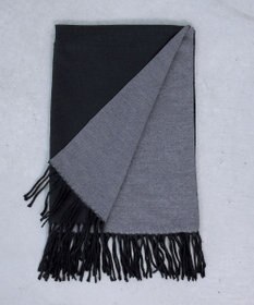 Tiaclasse 【洗える】リバーシブルデザイン大判マフラー