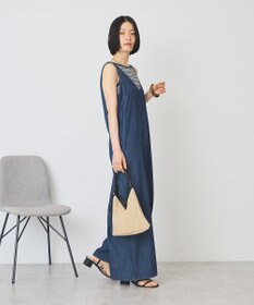 AMERICAN HOLIC バックリボンデニムオールインワン