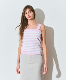 GRACE CONTINENTAL ボーダーニットキャミ