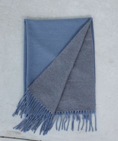 Tiaclasse 【洗える】リバーシブルデザイン大判マフラー