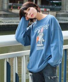 WEGO 【ユニセックス着用ITEM】アニマルキャラBIG　T（LS）