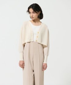 GRACE CONTINENTAL シアーカノコニットカーディガン