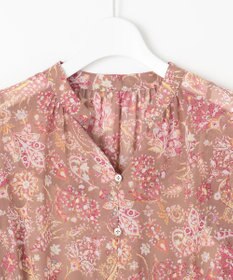 自由区 【速乾性・放湿性・防シワ性】サラサプリント ワンピース