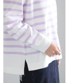 Te chichi ボーダーボックスシルエットプルオーバー