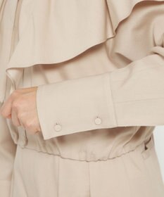 uncrave 【手洗い可】シャンブレー ラッフル ブラウス（uncrave WHITE）