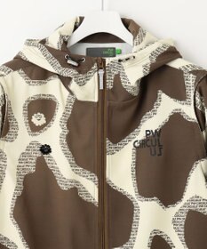 PW CIRCULUS 【袖2WAY】【MEN】プリント デタッチャブル アノラック