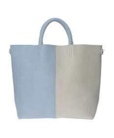 Green Parks ・ｃａｃｈｅ　ｃａｃｈｅ　バイカラーフェイクレザートート