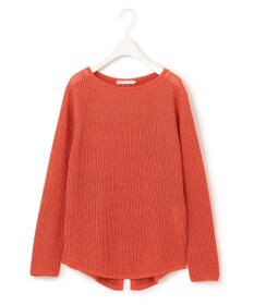 ICB 【WEB限定カラーあり・洗える】ペーパーブレンドシャインニット プルオーバー