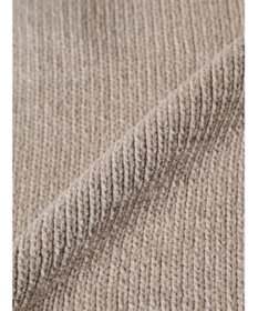 CRAFT STANDARD BOUTIQUE 洗えるモールニット配色プルオーバー