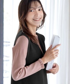 Tiaclasse 【安田美沙子さん着用・選べる2type・洗える】 フリルニットトップス