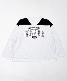 WEGO バイカラースポーツスウェット