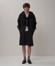 ATON LIGHT TC GABARDINE | ウォッシュトレンチコート - UNISEX