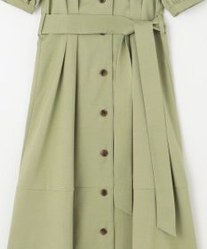 Feroux 【洗える】パフスリーブシャツ ワンピース