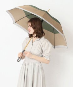 MOONBAT FURLA 長傘 カラーボーダー 耐風 日本製