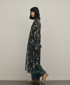 GRACE CONTINENTAL ドロストティアードフレアワンピース