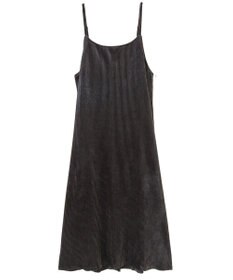 Green Parks ベロアプリーツキャミワンピース