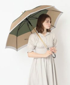 MOONBAT FURLA 長傘 カラーボーダー 耐風 日本製